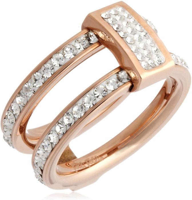 Folli Follie Anillo 3R13T011RC-52 Rosa Talla 52