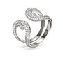 Folli Follie Anillo de Plata de Ley Plateado Tamaño 56
