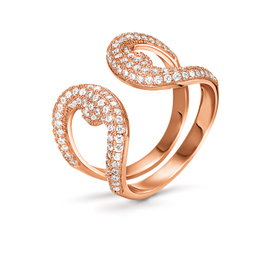 Folli Follie Anillo 3R15S059RC-54 Rosa
