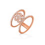 Folli Follie Anillo Rosa Talla 54