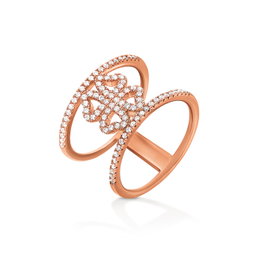 Folli Follie Anillo Rosa Talla 56