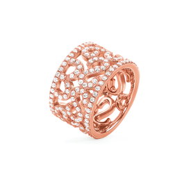 Folli Follie Anillo 3R17S002RC-52 Rosa Talla 52