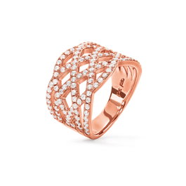 Folli Follie Anillo 3R17S005RC-52 Rosa Talla 52