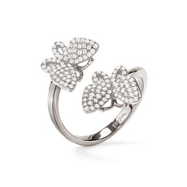 Folli Follie Anillo de Acero Inoxidable Plateado Talla 54