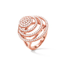 Folli Follie Anillo Rosa Talla 54