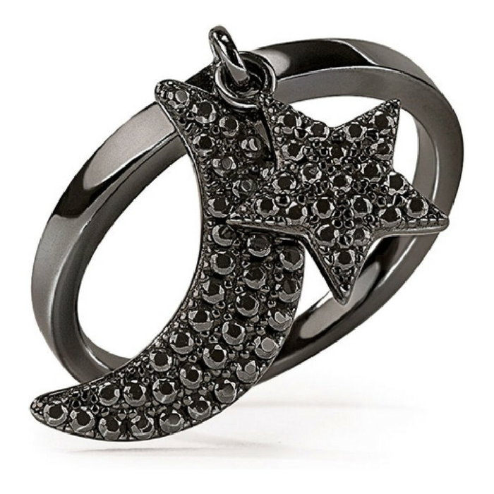 Folli Follie Anillo Negro Tamaño 54 Folli Follie Anillo Negro Tamaño 54