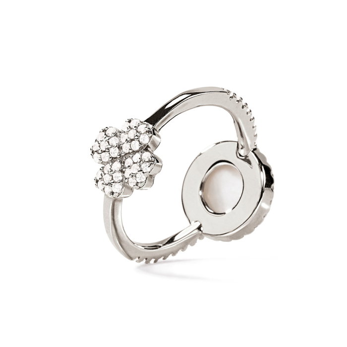 Folli Follie Anillo de Plata de Ley Plateado Talla 52 Folli Follie Anillo de Plata de Ley Plateado Talla 52