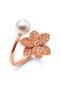 Folli Follie Anillo de Plata de Ley Rosa Talla 54