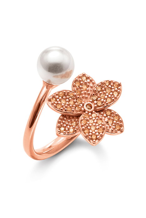 Folli Follie Anillo de Plata de Ley Rosa Talla 56 Folli Follie Anillo de Plata de Ley Rosa Talla 56