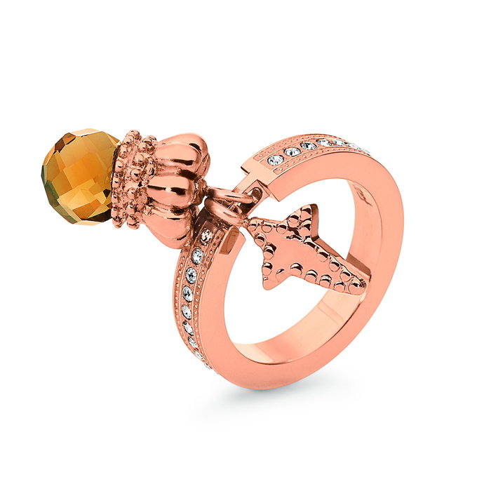 Folli Follie Anillo de Acero Inoxidable Rosa Talla 54 Folli Follie Anillo de Acero Inoxidable Rosa Talla 54