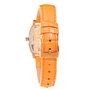 Folli Follie WF14B020SDS Reloj de Mujer con Correa de Cuero Naranja