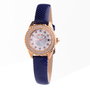 Folli Follie WF1B006STA Reloj de Mujer con Correa de Cuero Azul
