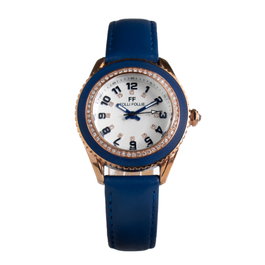 Folli Follie WF1B032SSU Reloj Analógico para Mujer con Correa Azul