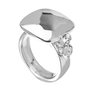Folli Follie Anillo de Acero Inoxidable Plateado Talla 56