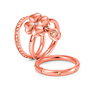 Folli Follie Anillo Rosa de Acero Inoxidable Talla 52