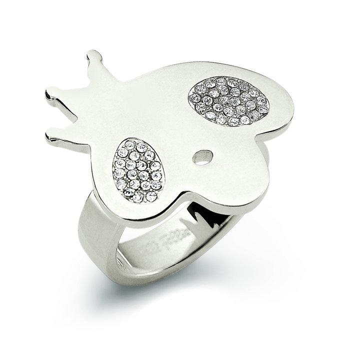 Folli Follie Anillo Plateado de Acero Inoxidable Folli Follie Anillo Plateado de Acero Inoxidable