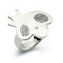 Folli Follie Anillo Plateado de Acero Inoxidable