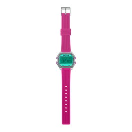 Iam Reloj IAM-KIT10 con caja transparente y correa fucsia