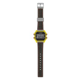 Iam Reloj Digital IAM-KIT519 con Caja Amarilla y Correa Gris