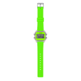 Iam Reloj Digital IAM-KIT521 con Caja Transparente y Correa Verde Neón