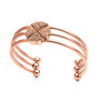 Folli Follie Pulsera de Acero Dorado 16cm 3B0T041RS