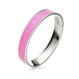 Folli Follie Pulsera de Acero Rosa 16cm