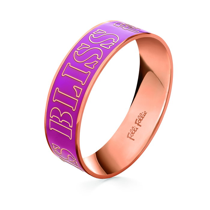 Folli Follie Pulsera de Acero Morada 3B13T016RD Folli Follie Pulsera de Acero Morada 3B13T016RD