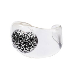 Folli Follie Pulsera de Resina Transparente 4B0T026KC