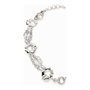 Folli Follie Pulsera de Acero Plateada 18cm