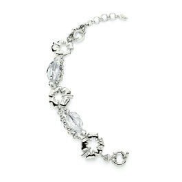 Folli Follie Pulsera de Acero Plateada 18cm