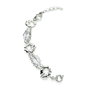Folli Follie Pulsera de Acero Plateada 18cm