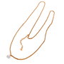 Folli Follie Collar de Plata de Ley Rosa, 25cm