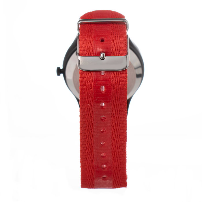 Timex TW2V10900LG con correa de nailon roja y caja negra