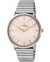 Radiant Reloj RA475201 con esfera rosa y correa plateada