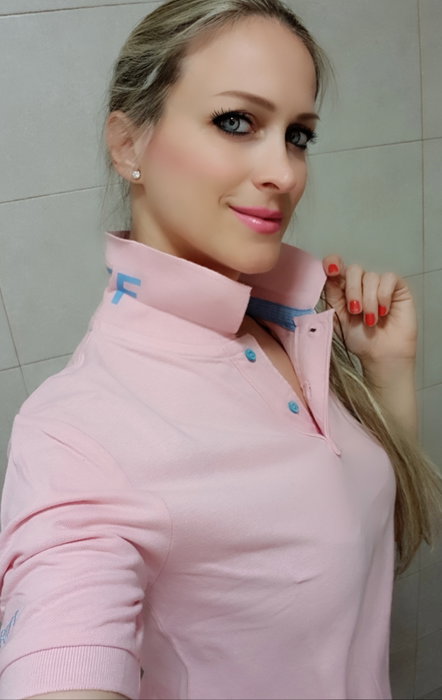 Bobroff Polo Rosa Tamaño S