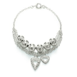 Folli Follie Collar de Plata de Ley Plateado