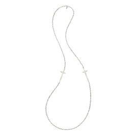 Folli Follie Collar de Acero Inoxidable Plateado 45cm