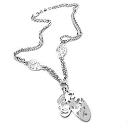 Folli Follie Collar Plateado de Acero Inoxidable