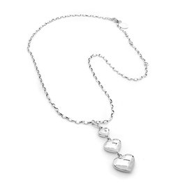 Folli Follie Collar de Plata de Ley Plateado 37cm
