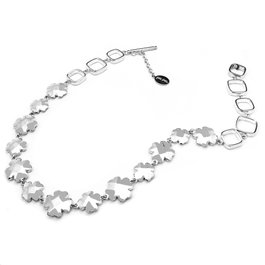 Folli Follie Collar de Plata de Ley Plateado 40cm
