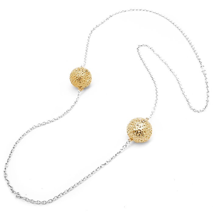 Folli Follie Collar de Plata de Ley Plateado 32cm Folli Follie Collar de Plata de Ley Plateado 32cm