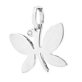 Folli Follie Colgante de Plata de Ley Gris 2P5F076C