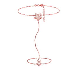 Folli Follie Pulsera de Acero Rosa 17cm