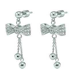 Folli Follie Pendientes de Plata de Ley Plateados