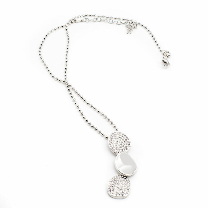 Folli Follie Collar de Plata de Ley Plateado 30cm