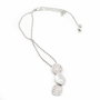 Folli Follie Collar de Plata de Ley Plateado 30cm