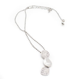 Folli Follie Collar de Plata de Ley Plateado 30cm