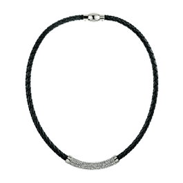 Folli Follie Collar de Cuero 3N13F007KC para Mujer