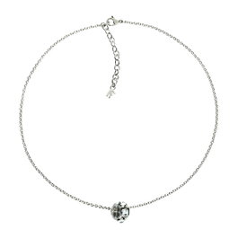 Folli Follie Collar de Acero Inoxidable Bañado en Plata 3N13F036C