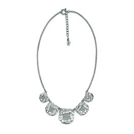 Folli Follie Collar de Plata de Ley Plateado 50cm